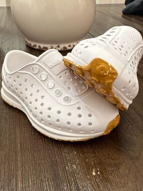 Toddler Native White Slip-On Shoe